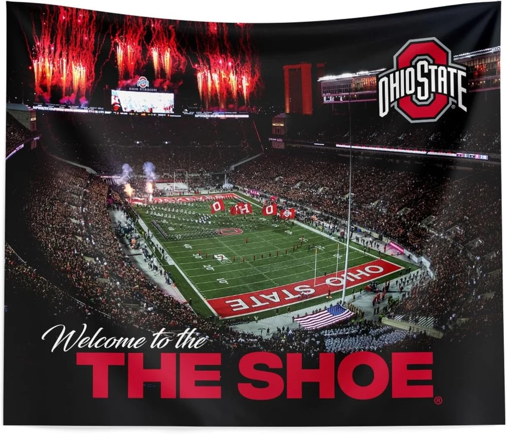 Ohio State Buckeyes Sieninis gobelenas "the Shoe" 86x102 cm