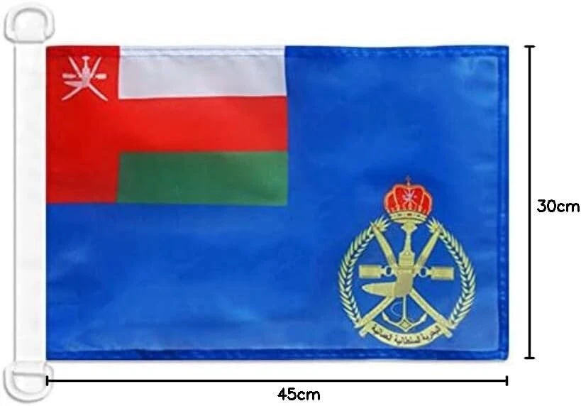 Omano jūrų karo vėliava laivui 45 x 30 cm - omano sultanato karo vėliava laivo vėliava 30 x 45 cm jūrų vėliavos az flag aukščiausia kokybė