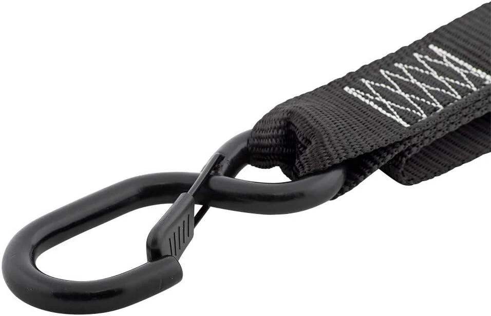 O'neal de luxe logo motociklų tvirtinimo diržai su kabliukais, 2 x tvirtinimo diržai 180 cm, skirti mx mtb enduro, tvirtinimo diržai motociklams iki 340 kg transporto priemonės svorio, juodi