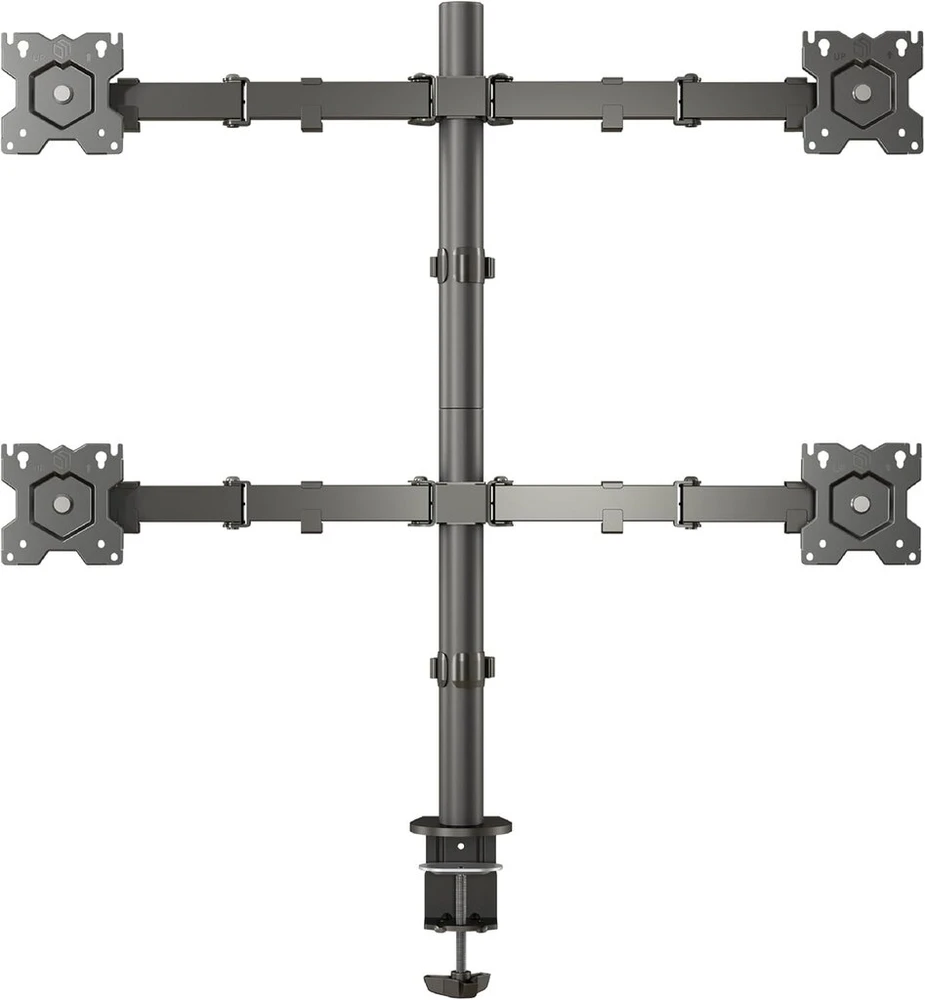 Laikiklis Onkron D421e-b Stovas 4 Monitoriams 13-32 Colių, Iki 8kg, Vesa