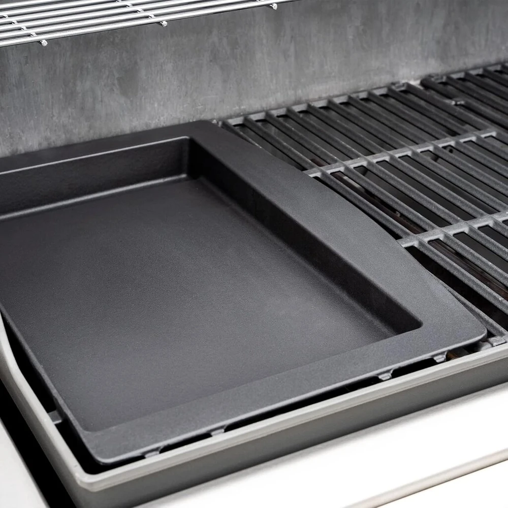 Onlyfire Ketaus kepimo plokštė bbq weber genesis ii 300, 400 ir 600 serijos dujiniams griliams, grilio keptuvės pakaitalas 7599