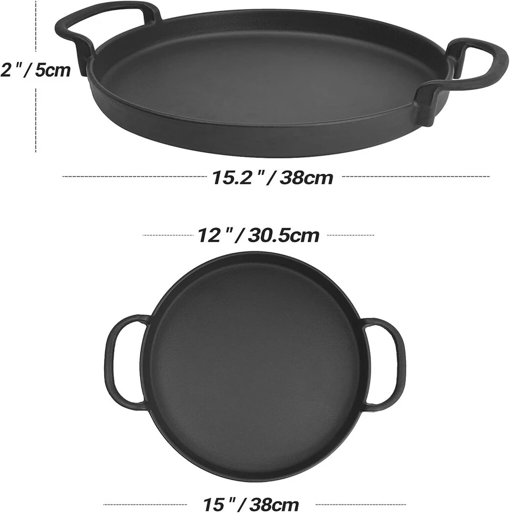 Onlyfire Ketaus keptuvė 30.5 cm Weber kepsninėms