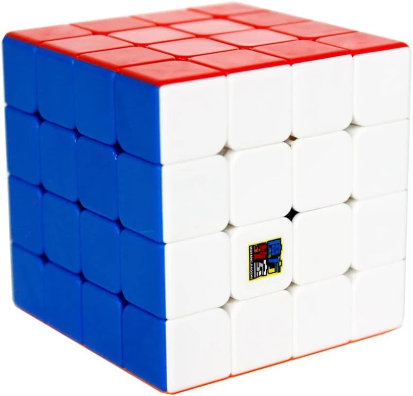 Oostifun Moyu Mfjs Mofang Jiaoshi Meilong M Cube 4x4 kubas Cubing Classroom Meilong 4 m 4x4x4 sklandus galvosūkių kubas su kubo krepšiu ir kubo trikoju (įvairiaspalvis)