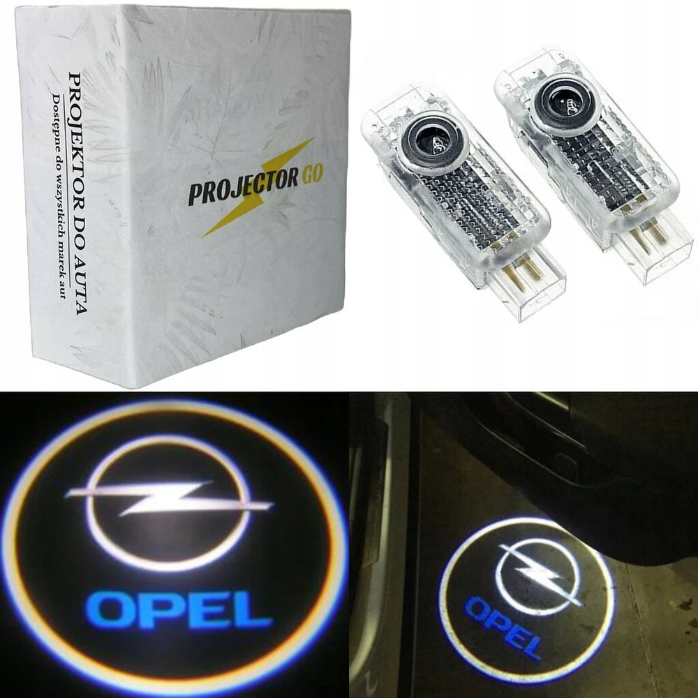 Opel 2x led pasveikinimo lemputė logotipo projektorius automobiliui insignia