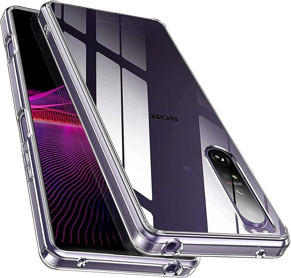 Oprimio Crystal Clear dėklas, skirtas Sony Xperia 1 Iv [silikoninis dėklas] [100 % skaidrus] [pagamintas iš vokiškų medžiagų] [itin plonas] skaidrus telefono dėklas, skirtas Sony Xperia 1 Iv