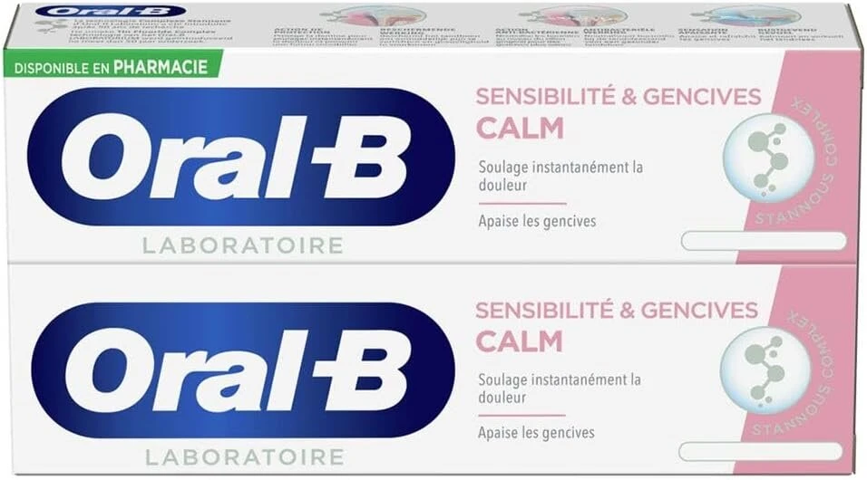 Oral-b Calm Sensitivity & Gums dantų pasta 75ml (2 pakuotėje)