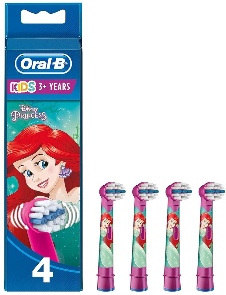Oral-b Kids šepetėlių galvutės, įvairūs motyvai, 4 vnt.