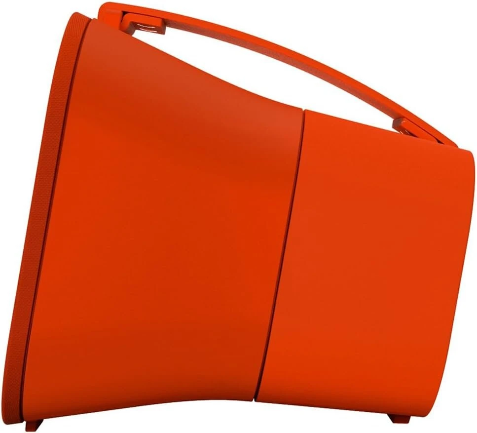 Kompiuterio kolonėlės Orange Supertooth Disco 4 belaidė nešiojama bluetooth ir Nfc garsiakalbių sistema su 3.5 mm lizdu - juicy oranžinis