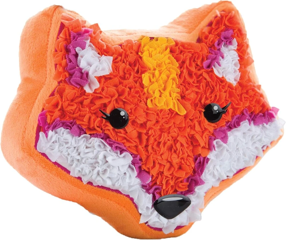 Orb - dekoratyvinė pagalvėlė lapė - 14235 - plush craft - oranžinė - pasidaryk pats - vaikiškas žaislas - mano dizainas - kūrybiškumas - dekoracija - meninė veikla - 25.5 x 25.5 - nuo 5 metų