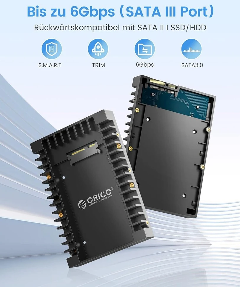 Orico 2.5" į 3.5" tvirtinimo rėmelis Hdd/ssd, 6gbps