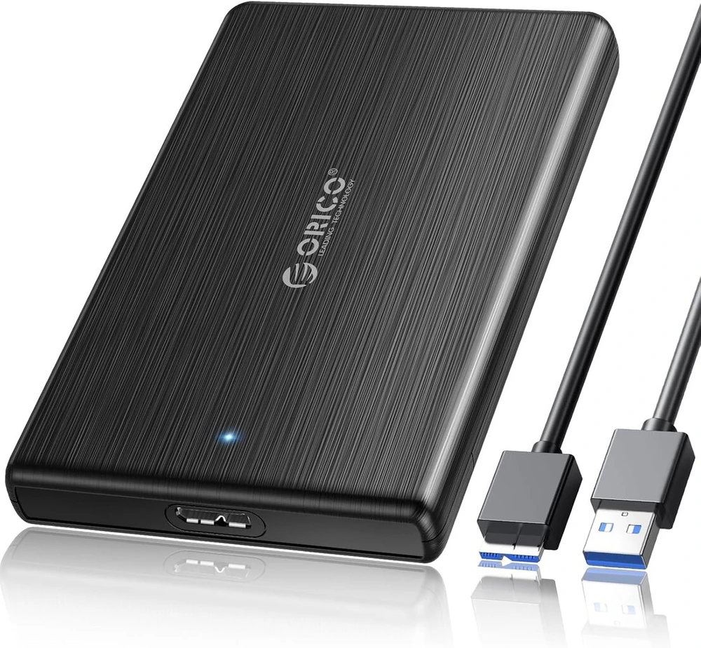 Kietasis diskas Orico 2.5" Išorinis Disko Korpusas, Usb 3.0, Sata Iii 6gb/s, Juodas