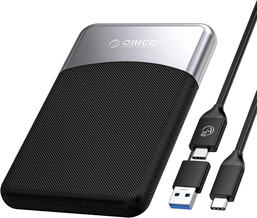 Orico 4 Tb išorinis Ssd su 2 viename Usb C laidu, išorinis kietasis diskas Ssd Usb 3.2 Gen 1 iki 460 Mb/s, nešiojamas Ssd skirtas Usb-c išmaniesiems telefonams, Pc, planšetiniams kompiuteriams, nešiojamiesiems kompiuteriams - M25pro