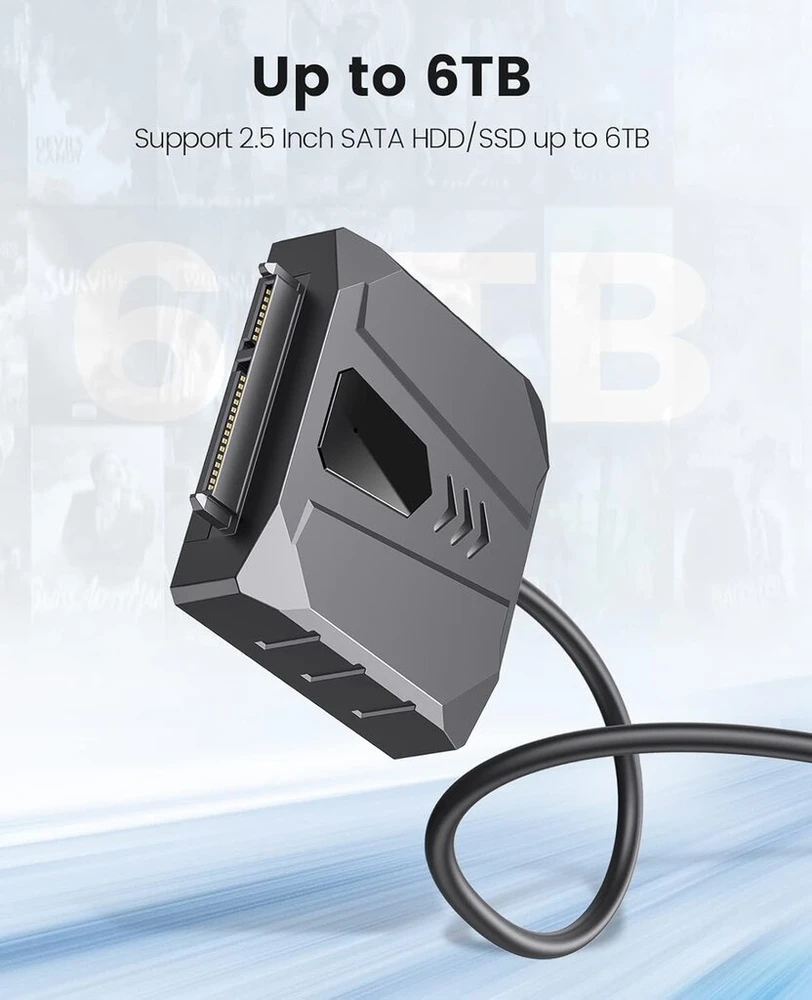 Orico Sata į Usb 3.0 adapteris 2.5" Hdd/ssd, 5gbps, Uasp