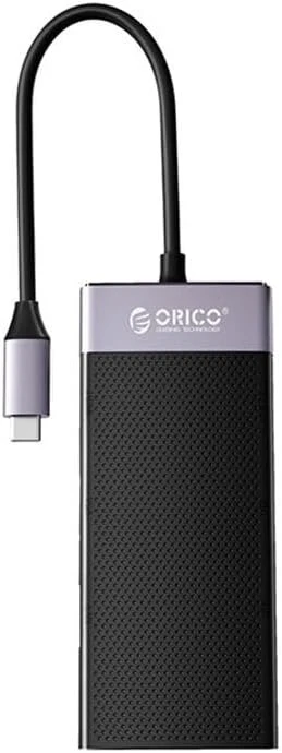 Orico usb šakotuvas 3 prievadų mini nešiojamas didelės spartos usb skirstytuvo adapteris su 1 usb 3.0 ir 2 usb 2.0 (juodas)