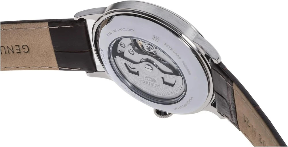 Orient Classic laikrodis Ra-ag0002s10b, šviesiai pilkas, Classic