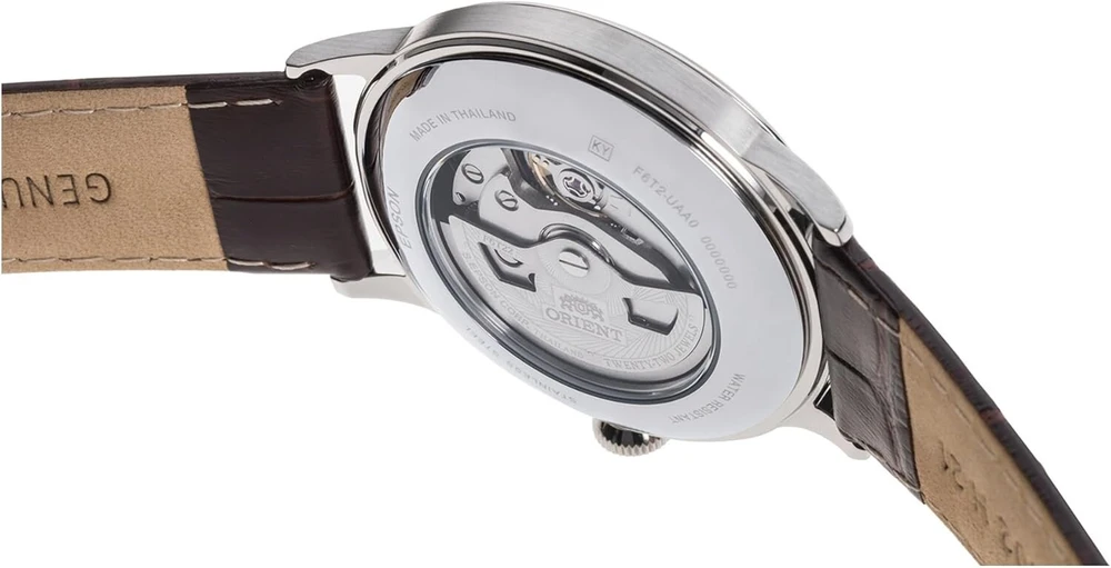Orient Classic laikrodis Ra-ag0002s10b, šviesiai pilkas, Classic