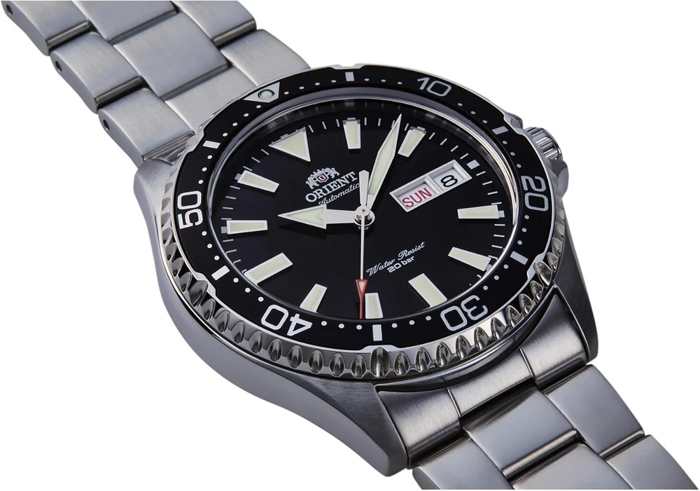 Orient sportinis laikrodis Ra-aa0001b19b, juodas, sportiškas