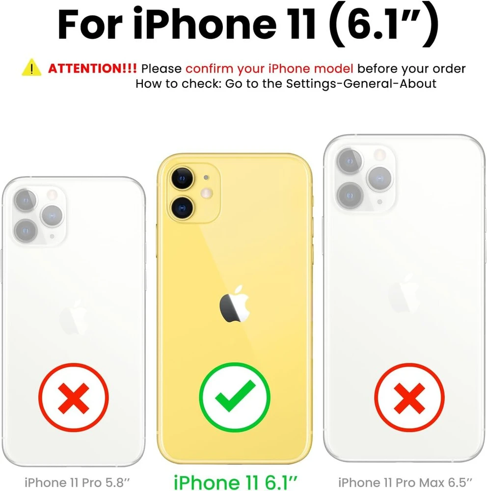 Ornarto dėklas, suderinamas su iphone 11, su 2 x ekrano apsaugomis skysto silikono gelio gumos dėklas [kvadratinis kraštas] [visapusiška apsauga] smūgiams atsparus mobiliojo telefono dėklas, skirtas iphone 11 rožių pudros