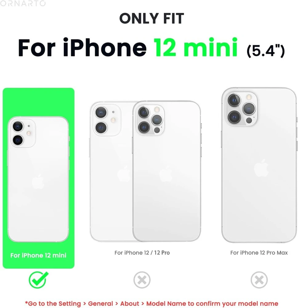 Ornarto silikoninis dėklas, suderinamas su iphone 12 mini, itin plonas, pilnos apsaugos skysto silikono telefono dėklas, skirtas iphone 12 mini (2020) 5.4 colio, šviesiai violetinės spalvos