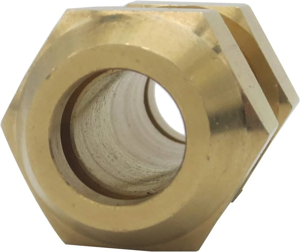 Oro kondicionavimo varinio vamzdžio prailginimas jungties dvigubiems jungtims tarpinis sujungimas momentinis sujungimas be suvirinimo varinio vamzdžio skersmuo 6–19 mm flanšinis veržlė 7,94 mm