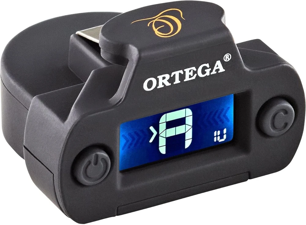 Ortega Ocst-1bk chromatiskis derintuvas gitarai, juodas