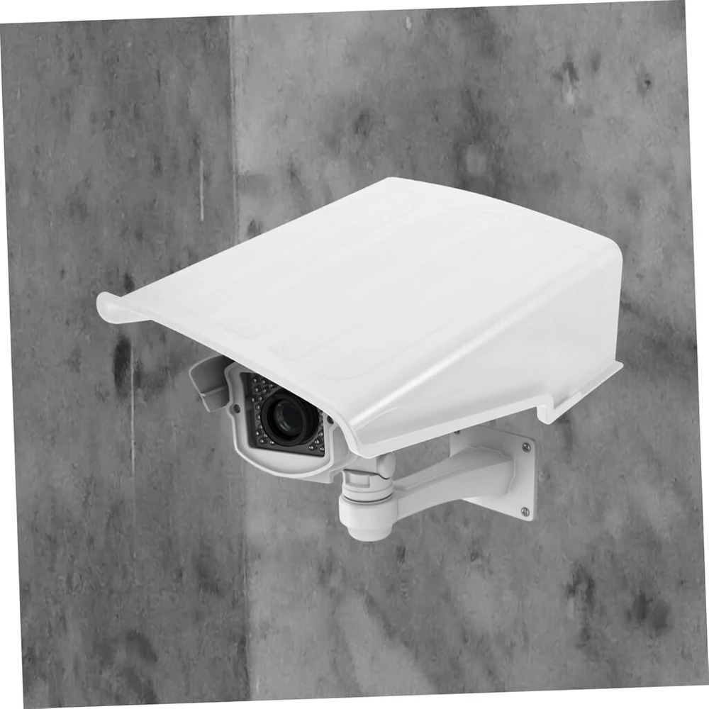Osaladi apsauga nuo lietaus kamerai, apsauga nuo saulės, klaviatūros dangtelis, apsauga nuo oro sąlygų, kameros apsaugos korpusas, apsauga nuo lietaus, baltas plastikinis skydelis nuo saulės