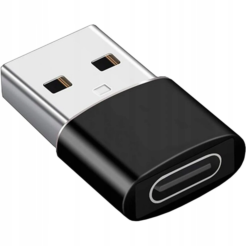 Otg adapteris usb-a į usb-c | usb į c tipo adapteris įkrovimui juodas