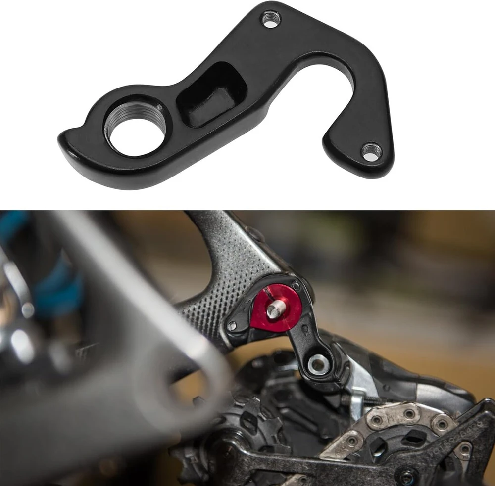 Ototec mech pavarų perjungiklio auselė dviračio galinis kabliukas aliuminio lydinys su 2 varžtais, suderinamas su Cannondale Trail Sl, suderinamas su Trail 29er