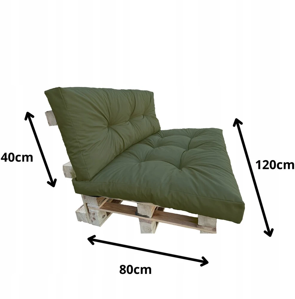 Padėklų suoliuko pagalvėlė 120x80x40 Sodo pagalvėlės sodo komplektas
