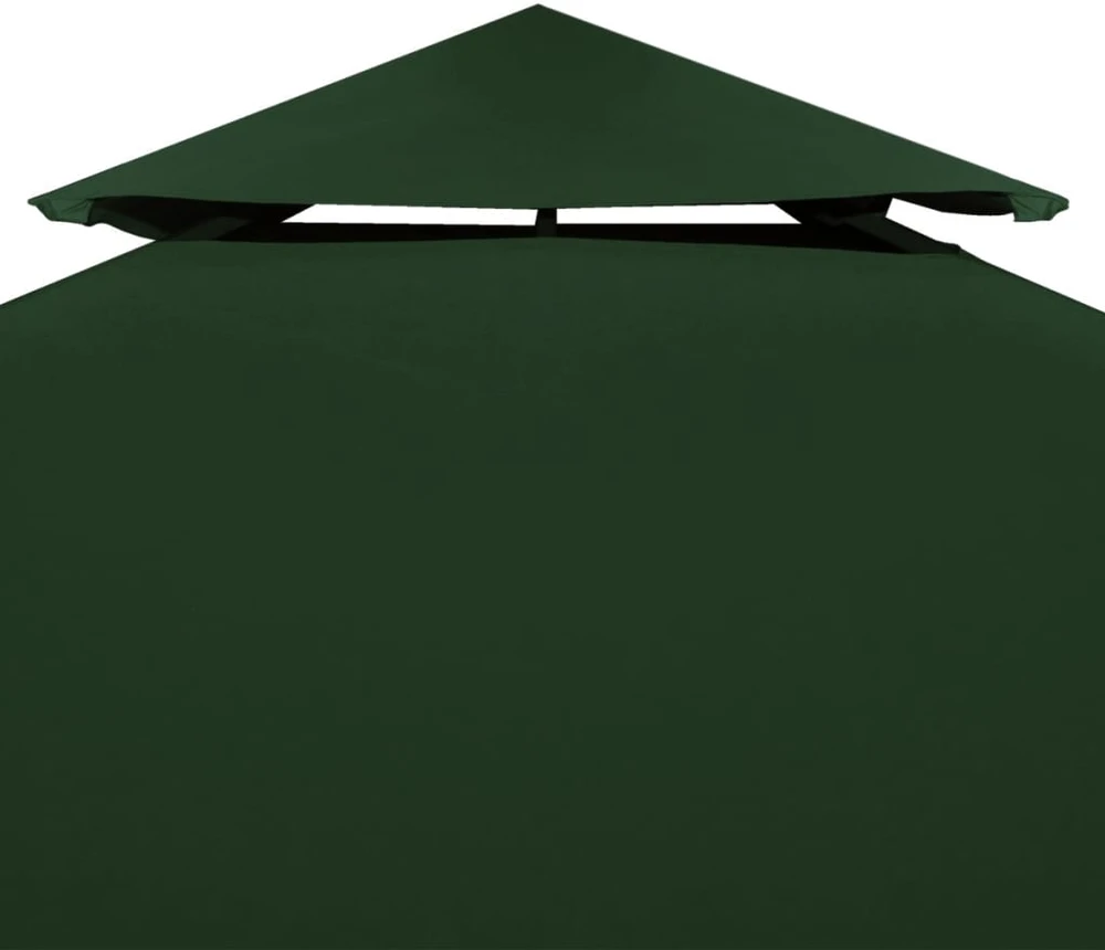 Pakait. pavėsinės uždangalas, 310g/m², žalios sp., 3x3m
