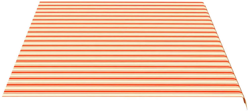 Pakaitinis audinys markizei, geltona ir oranžinė, 500x350 cm, poliesteris