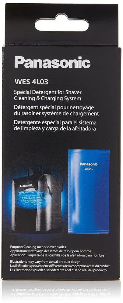 Panasonic skustuvų valymo skysčio papildymas (3 vnt.)