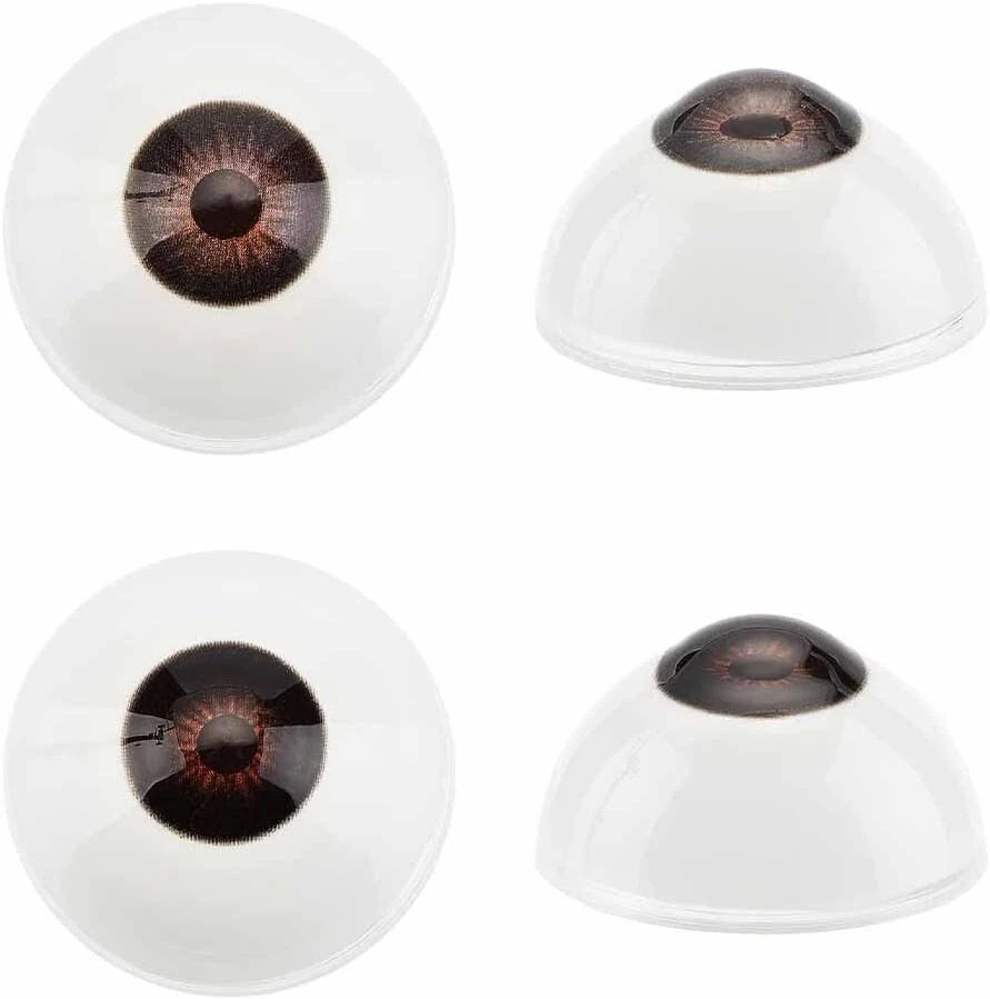 Pandahall Akriliniai Žmogaus Akių Kamuoliukai, 32mm, Helovino Rekvizitai