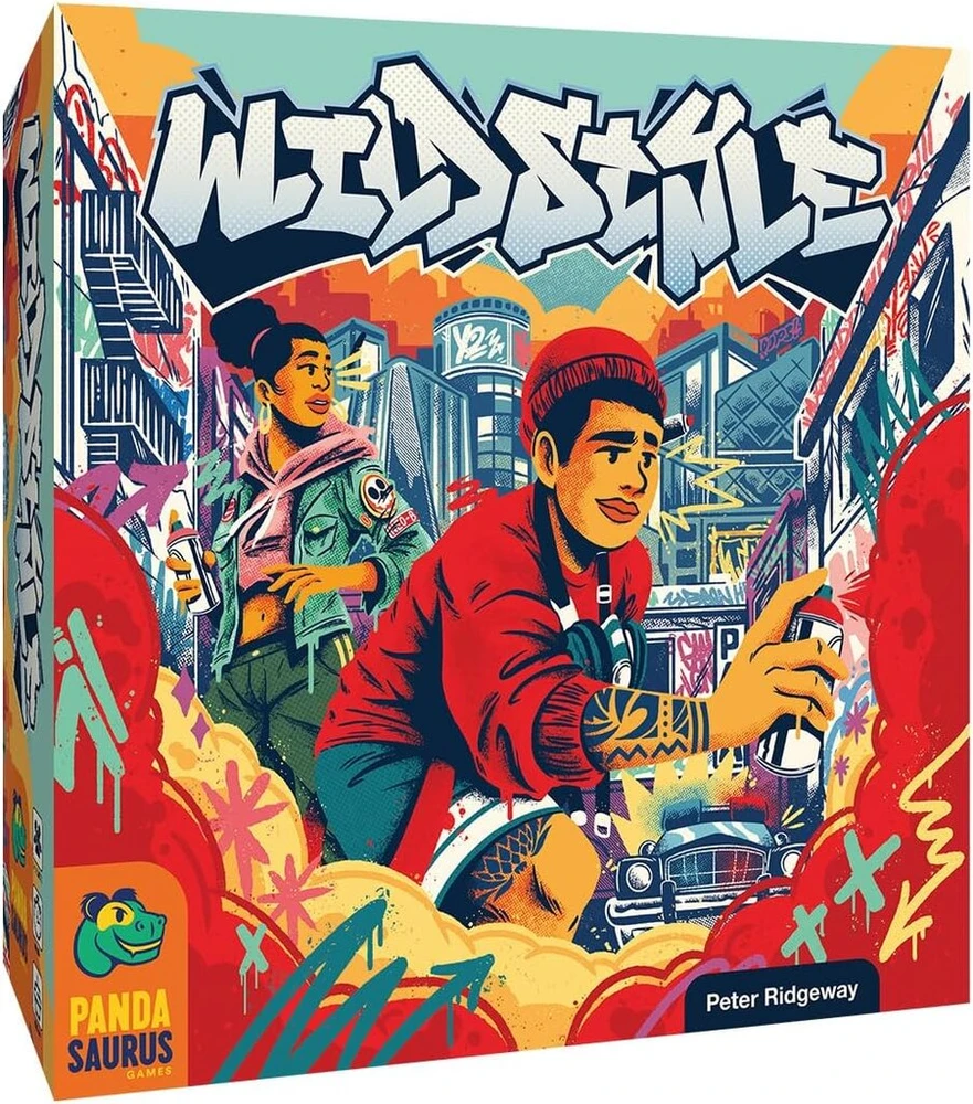 Pandasaurus Games Wildstyle: Gatvės meno strateginis žaidimas su kortomis