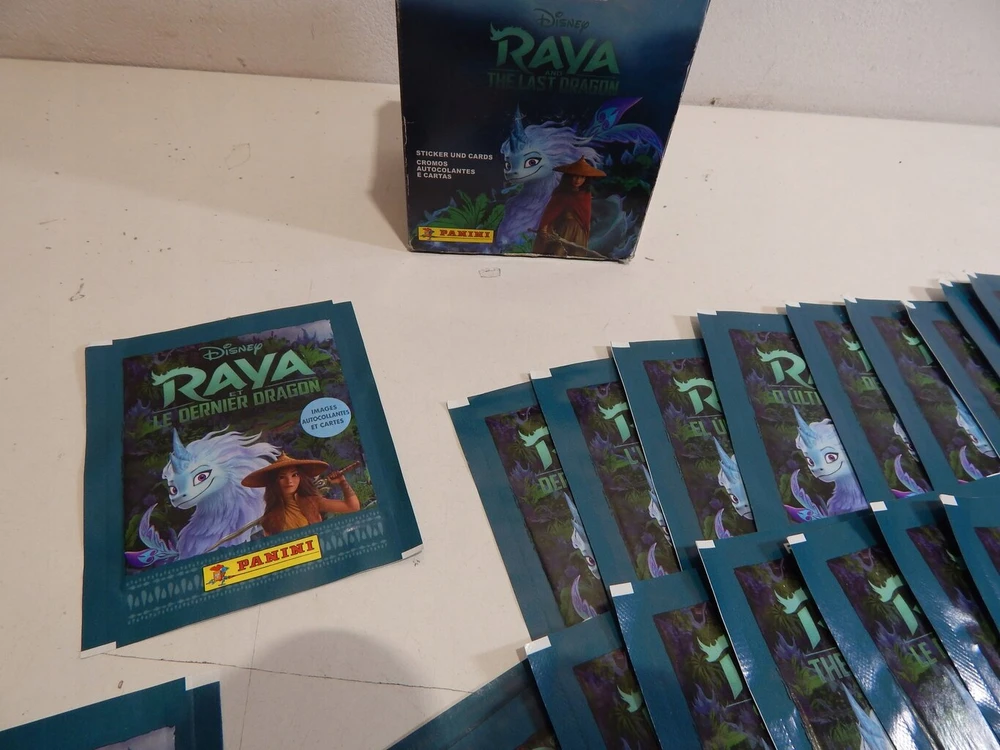 Panini 10 pakuočių Raya and The Last Dragon Disney