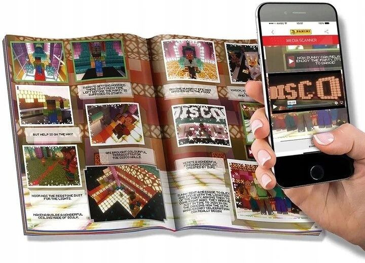 Panini minecraft celebration lipdukų albumo rinkinys 5 lipdukai 3 limited