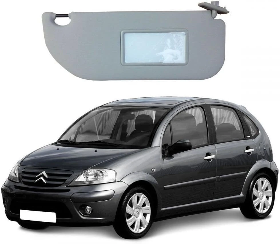 Pantina Aletta saulės skydelis, suderinamas su C2 C3 nuo 2002 iki 2009 (dešinė pusė)