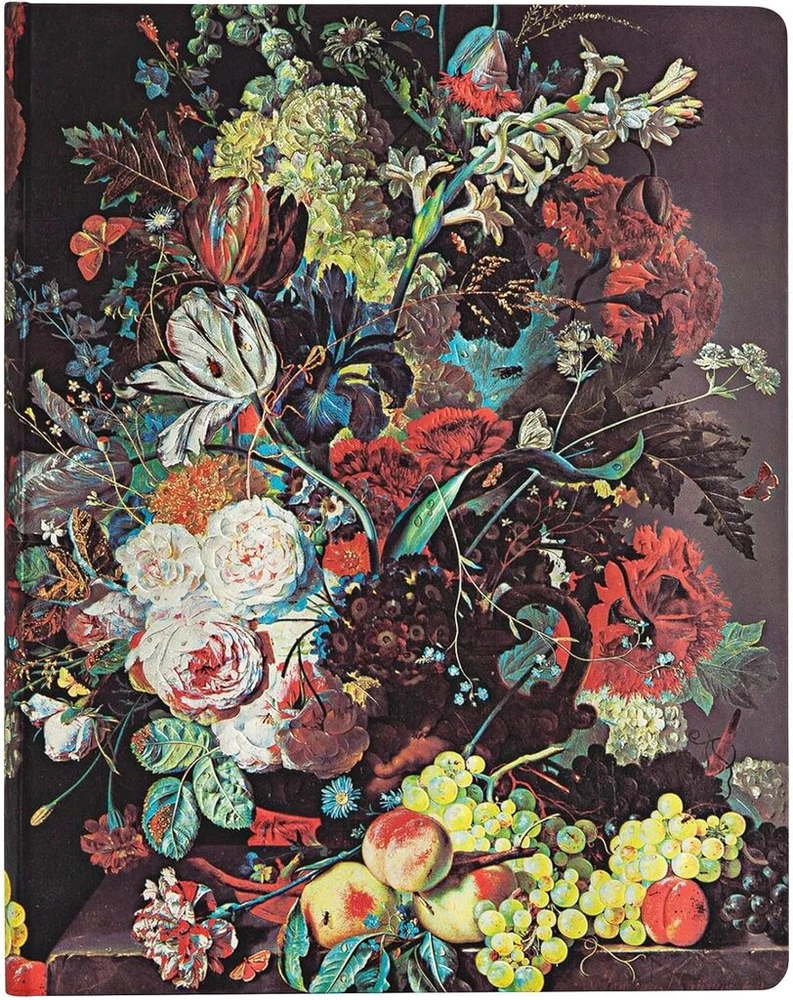 Paperblanks - Intensive Sillleben Van Huysum užrašų knygelė Ultra linijomis (still Life Burst), Ultra (230 x 180): su linijomis Ultra