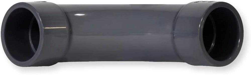 Ventiliatorius Paradies Pool Pvc alkūnė 90° skersmuo 50 mm su klijavimo movomis, Pvc-u movos vamzdžio jungtis vamzdžio žarnos klijavimo jungtis klijavimui, kokybė iš europo, kiekis: 2 vienetai