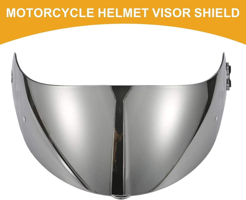 Partuto motociklo šalmo skydelis - motociklo 3-ių sagų šalmo skydelio pakeitimas - x-803 dervos sidabro spalvos - 1 vnt.