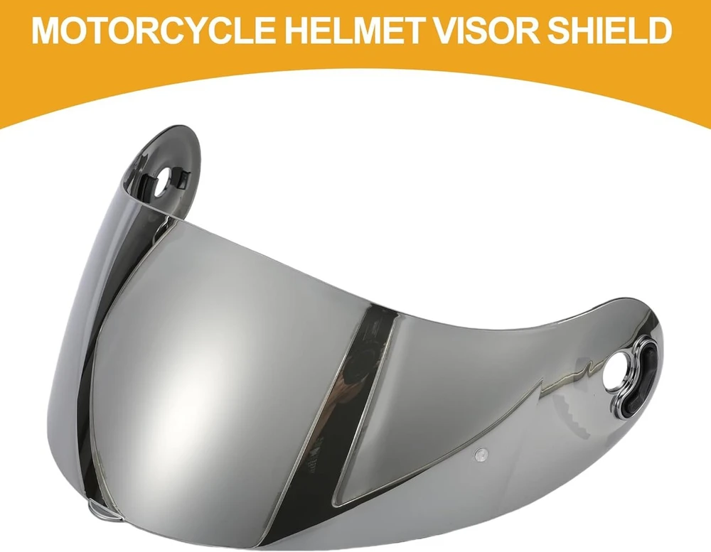 Partuto motociklo šalmo skydelis - motociklo 3-ių sagų šalmo skydelio pakeitimas - x-803 dervos sidabro spalvos - 1 vnt.