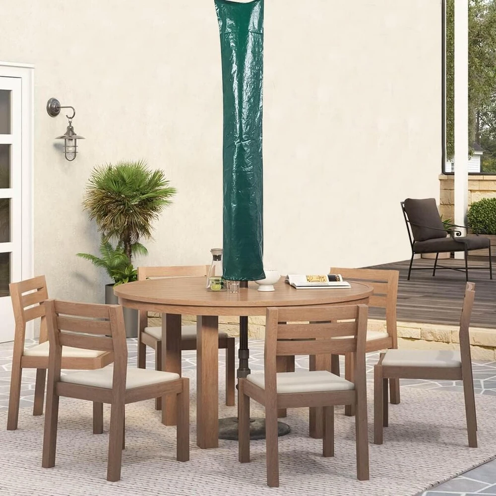 Patio Plus apsauginis uždangalas skėčiams 160 x 24 x 24 cm, neperšlampamas, su raišteliu apačioje, žalias