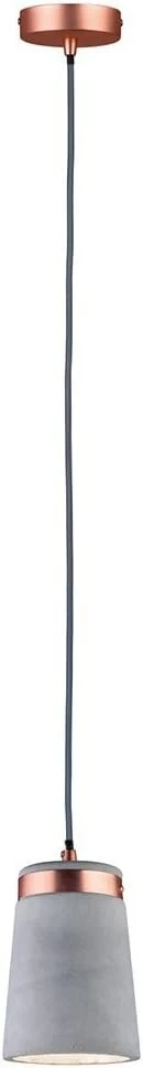 Paulmann 79617 Neordic Stig pakabinamas šviestuvas Max.1x20w E27 pilkas / vario matinis 230v betonas / metalas