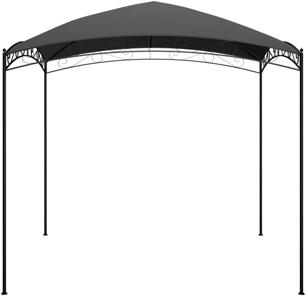 Pavėsinė, antracito spalvos, 3x3x2,65m, 180 g/m²