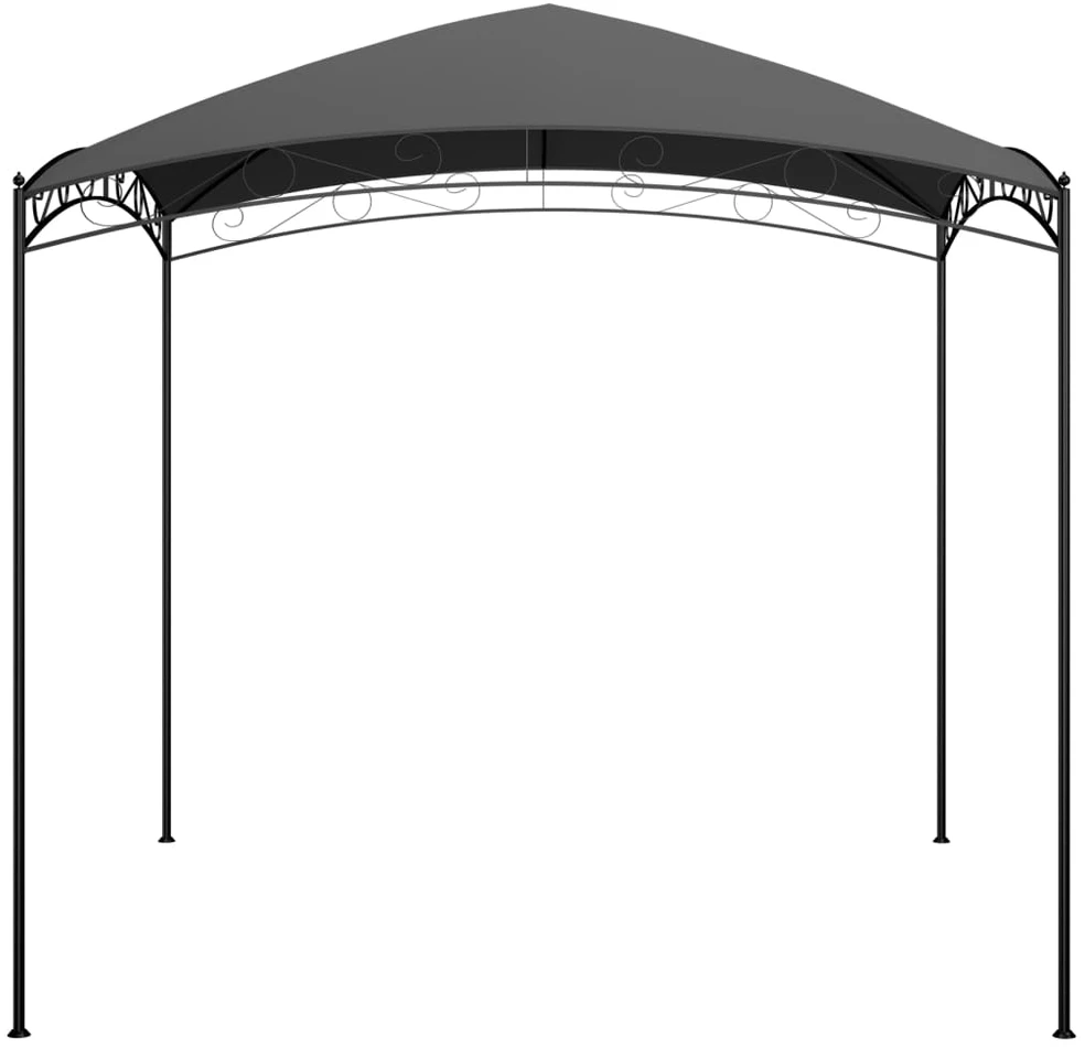 Pavėsinė, antracito spalvos, 3x3x2,65m, 180 g/m²