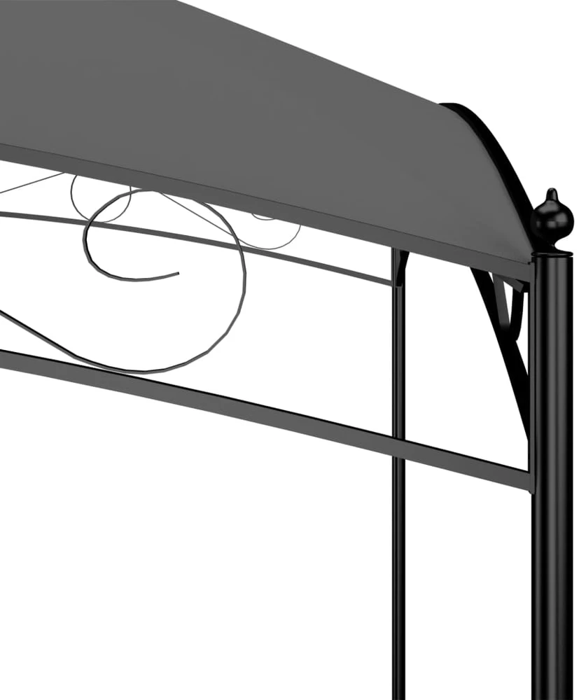 Pavėsinė, antracito spalvos, 3x3x2,65m, 180 g/m²