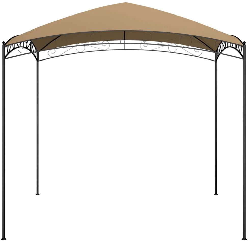 Pavėsinė, taupe spalvos, 3x3x2,65m, 180 g/m²