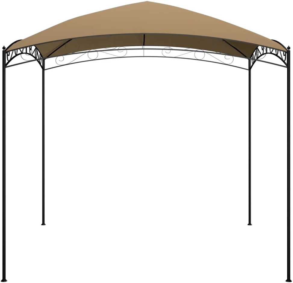 Pavėsinė, taupe spalvos, 3x3x2,65m, 180 g/m²