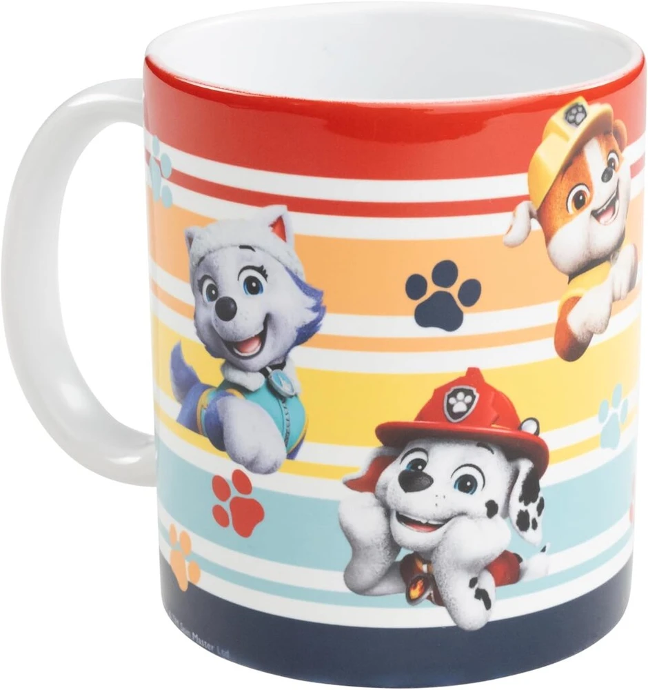 Paw Patrol Stripes keramikinis kavos puodelis 320 ml