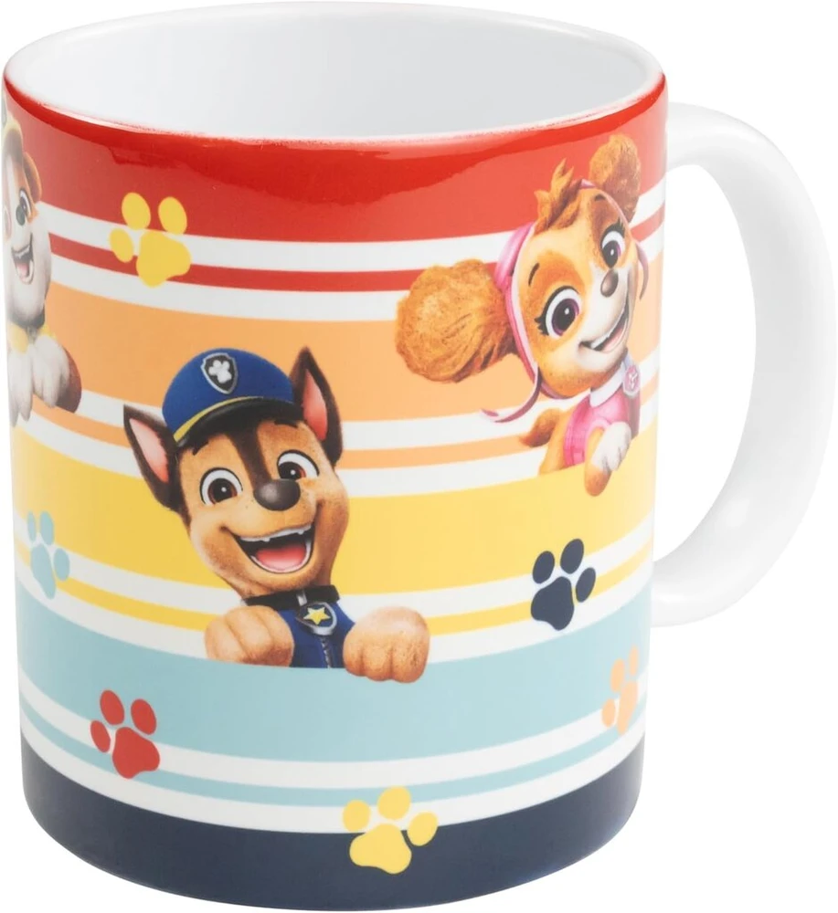 Paw Patrol Stripes keramikinis kavos puodelis 320 ml